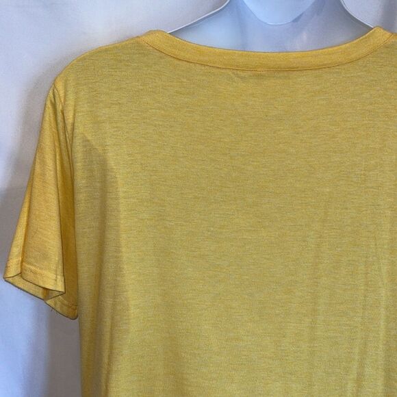 Sampeel yellow twist knot tunic Size XXL - Picture 7 of 12